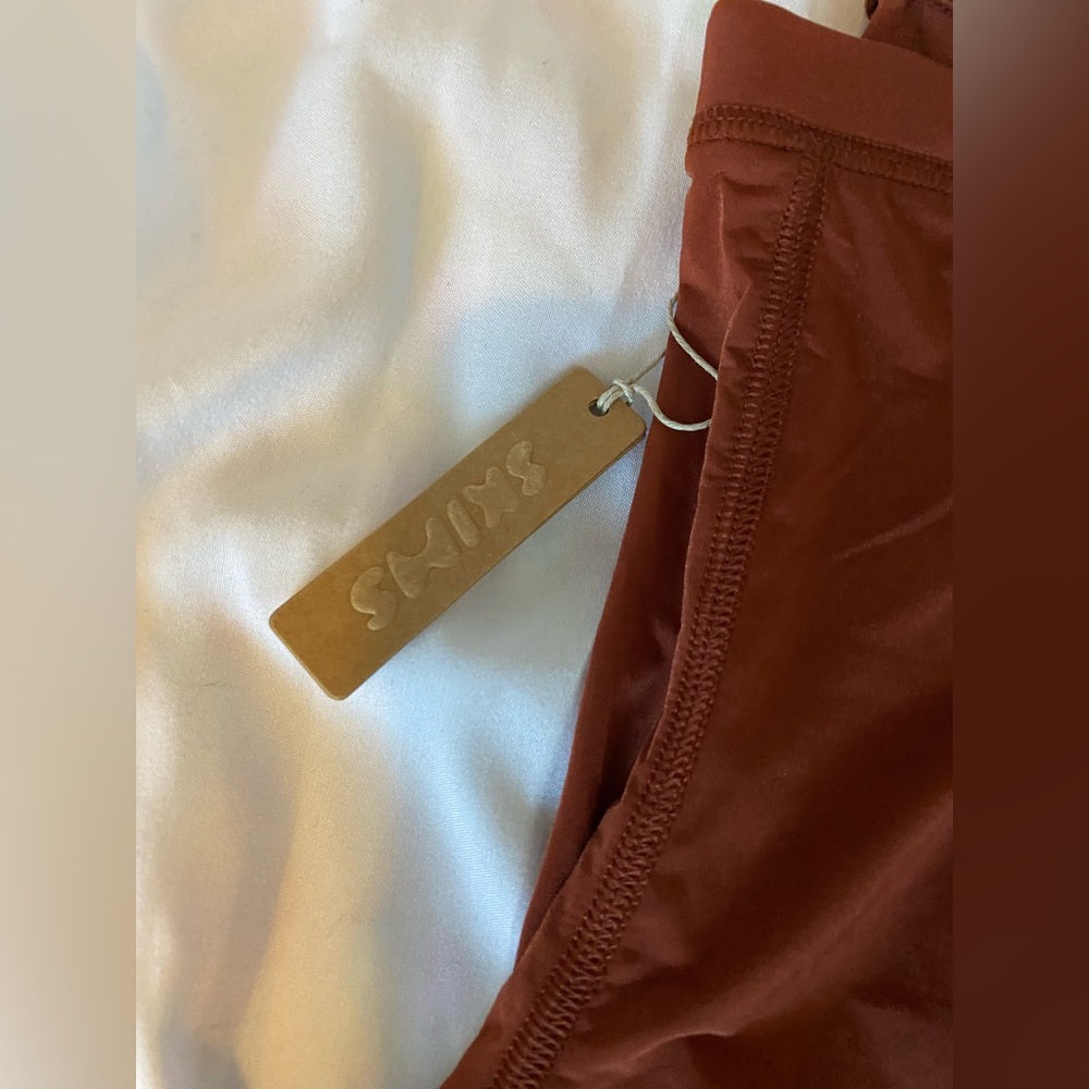SKIMS Rust Brown High-Rise Jumpsuit Bottom